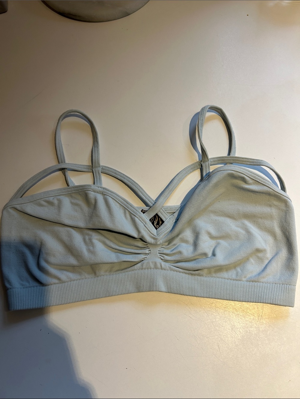 Light Blue Strappy Bralette - Brand: love mar